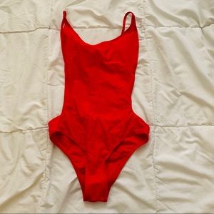 One piece bathing suit